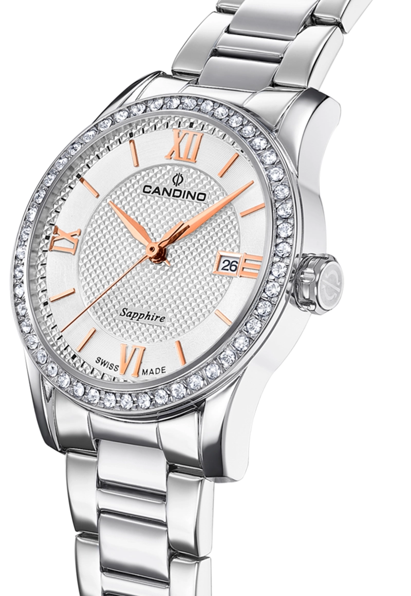 RELOJ DE PULSERA CANDINO C4740/1 SWISS PLATEADO MUJER COUPLES CLASSIC - 2