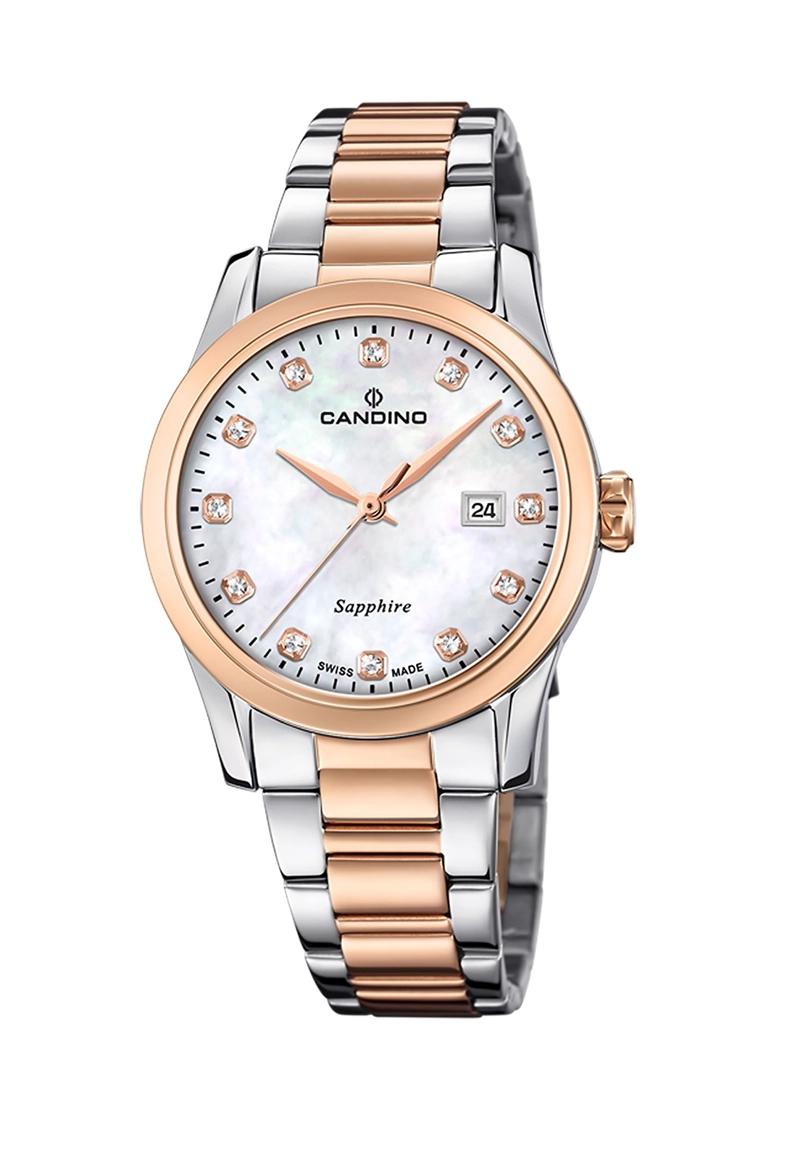RELOJ DE PULSERA CANDINO C4739/1 SWISS BLANCO MUJER COUPLES CLASSIC - 1