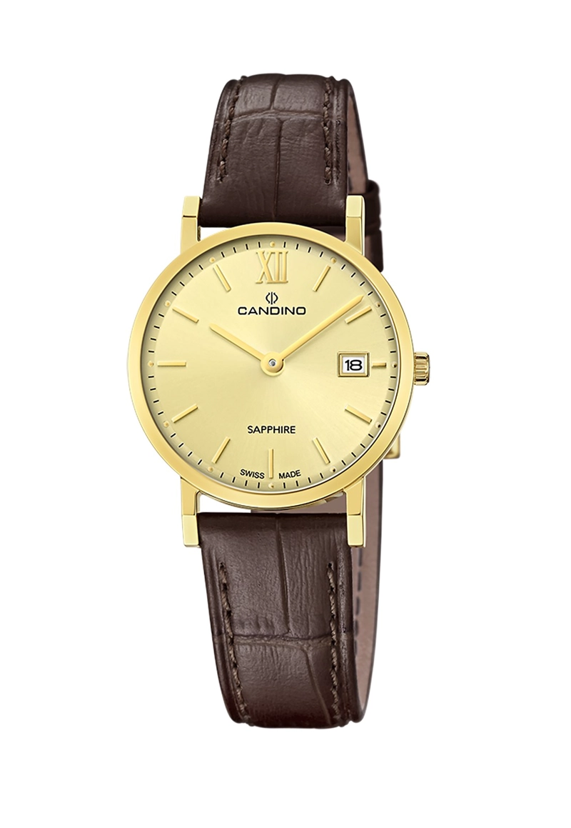RELOJ DE PULSERA CANDINO C4727/2 SWISS DORADO MUJER COUPLES CLASSIC - 1
