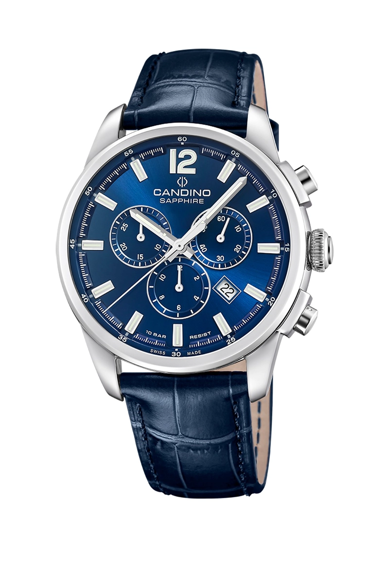RELOJ DE PULSERA CANDINO C4745/2 SWISS AZUL HOMBRE COUPLE CLASSIC - 1