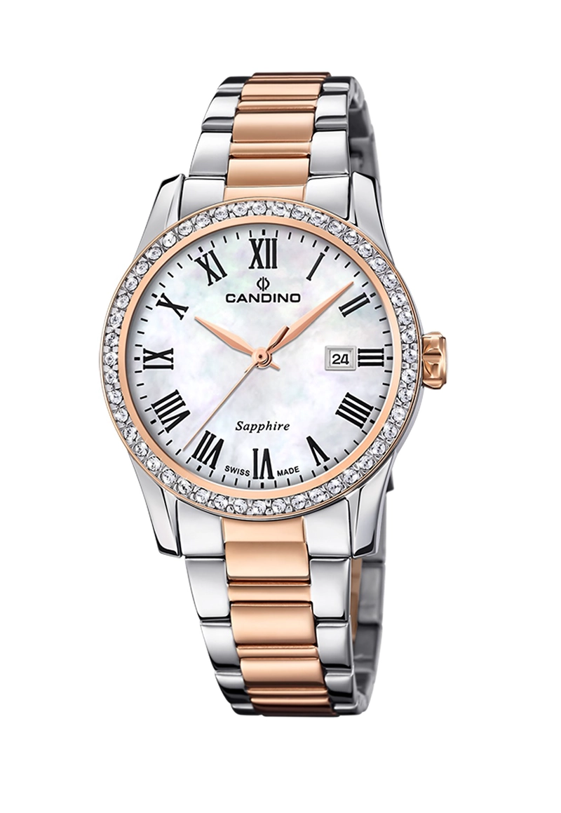 RELOJ DE PULSERA CANDINO C4741/2 SWISS BLANCO MUJER COUPLES CLASSIC - 1