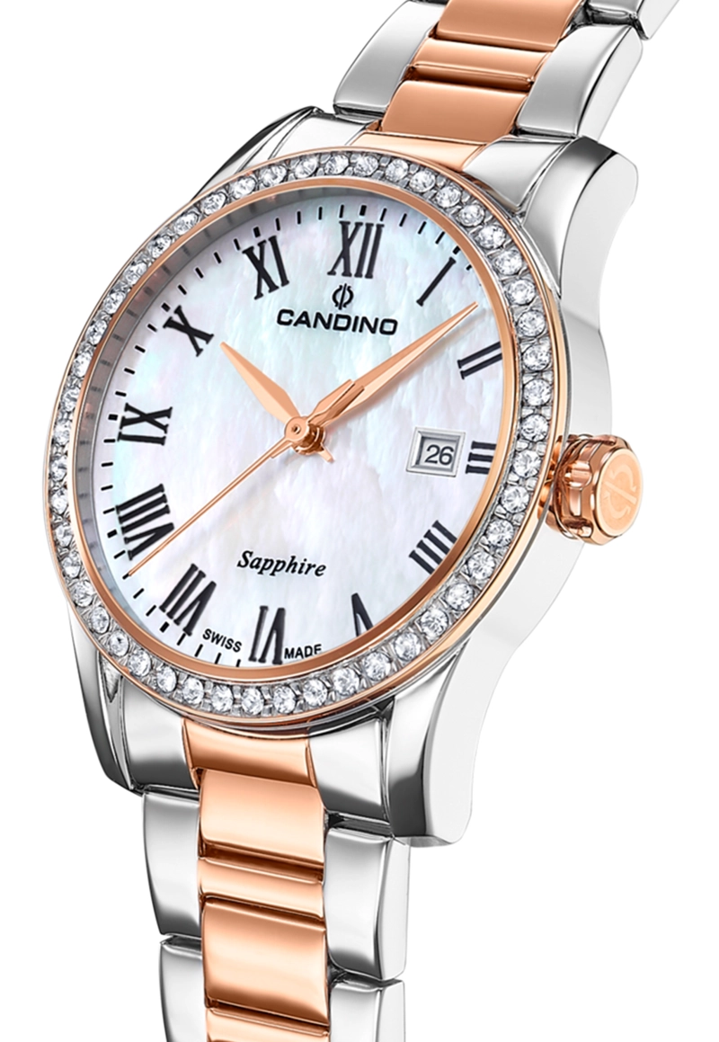 RELOJ DE PULSERA CANDINO C4741/2 SWISS BLANCO MUJER COUPLES CLASSIC - 2