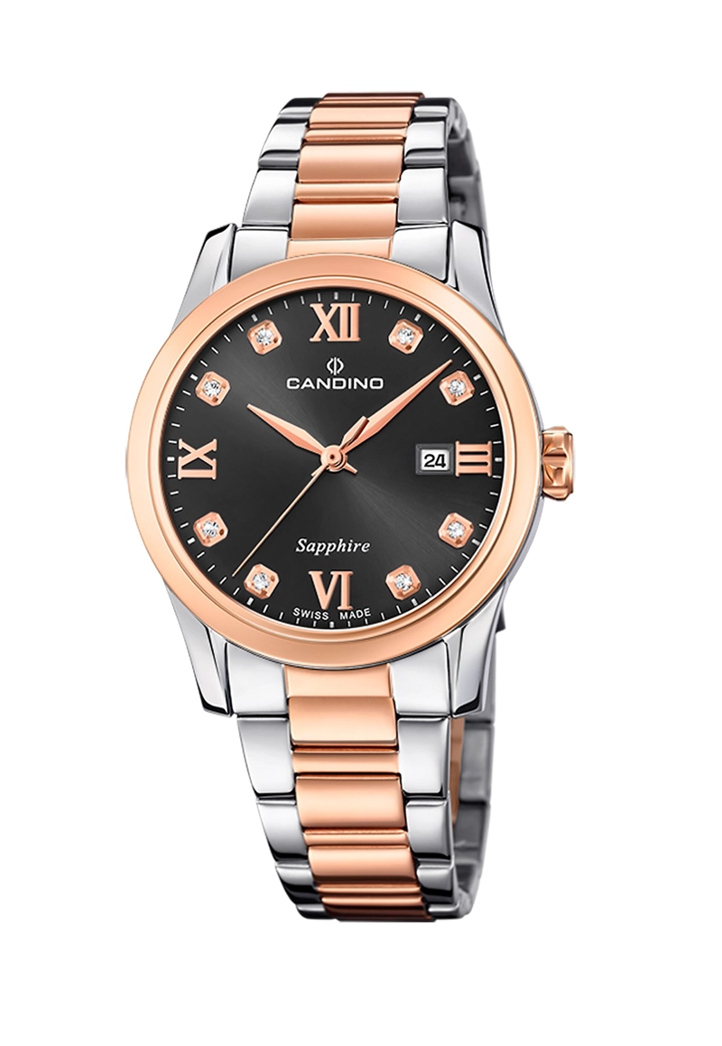 RELOJ DE PULSERA CANDINO C4739/5 SWISS NEGRO MUJER COUPLES CLASSIC - 1
