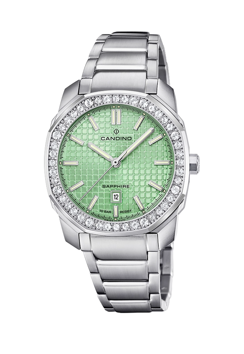 RELOJ DE PULSERA CANDINO C4756/2 SWISS VERDE MUJER COUPLE SPORT - 1