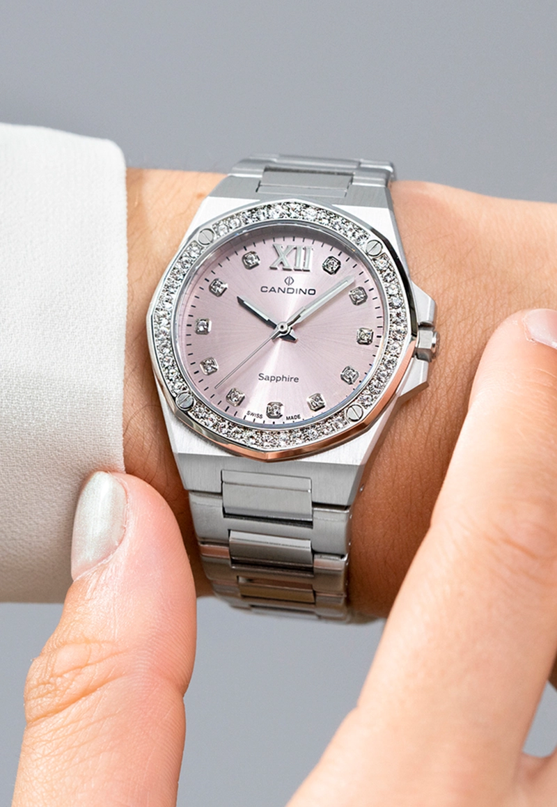 RELOJ DE PULSERA CANDINO C4751/4 SWISS ROSA MUJER NEWNESS - 3