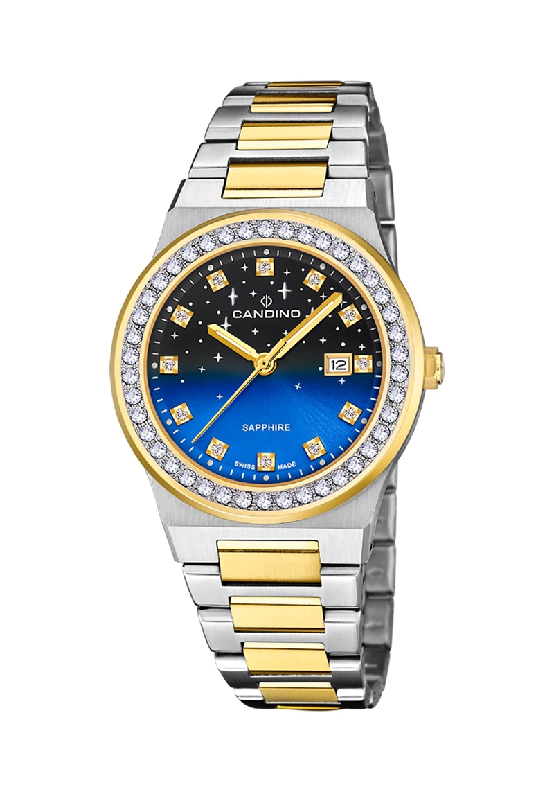 RELOJ DE PULSERA CANDINO C4750/3 SWISS AZUL MUJER GENTS SPORT - 1
