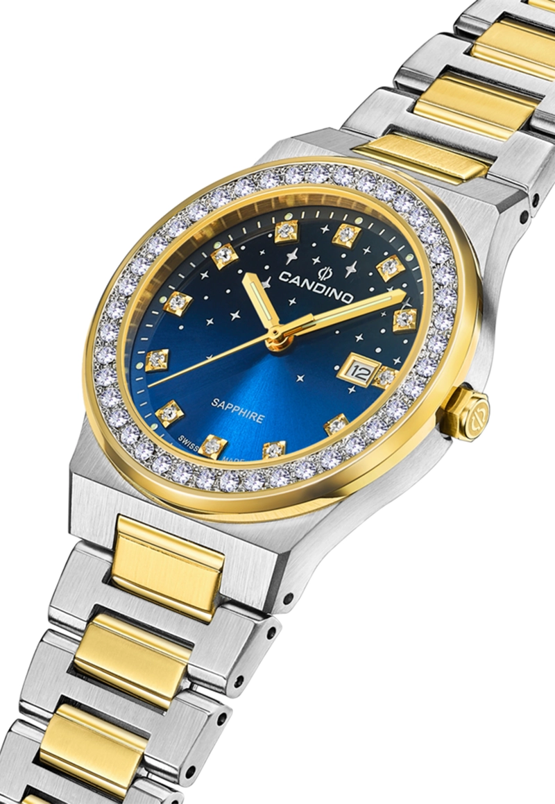 RELOJ DE PULSERA CANDINO C4750/3 SWISS AZUL MUJER GENTS SPORT - 3