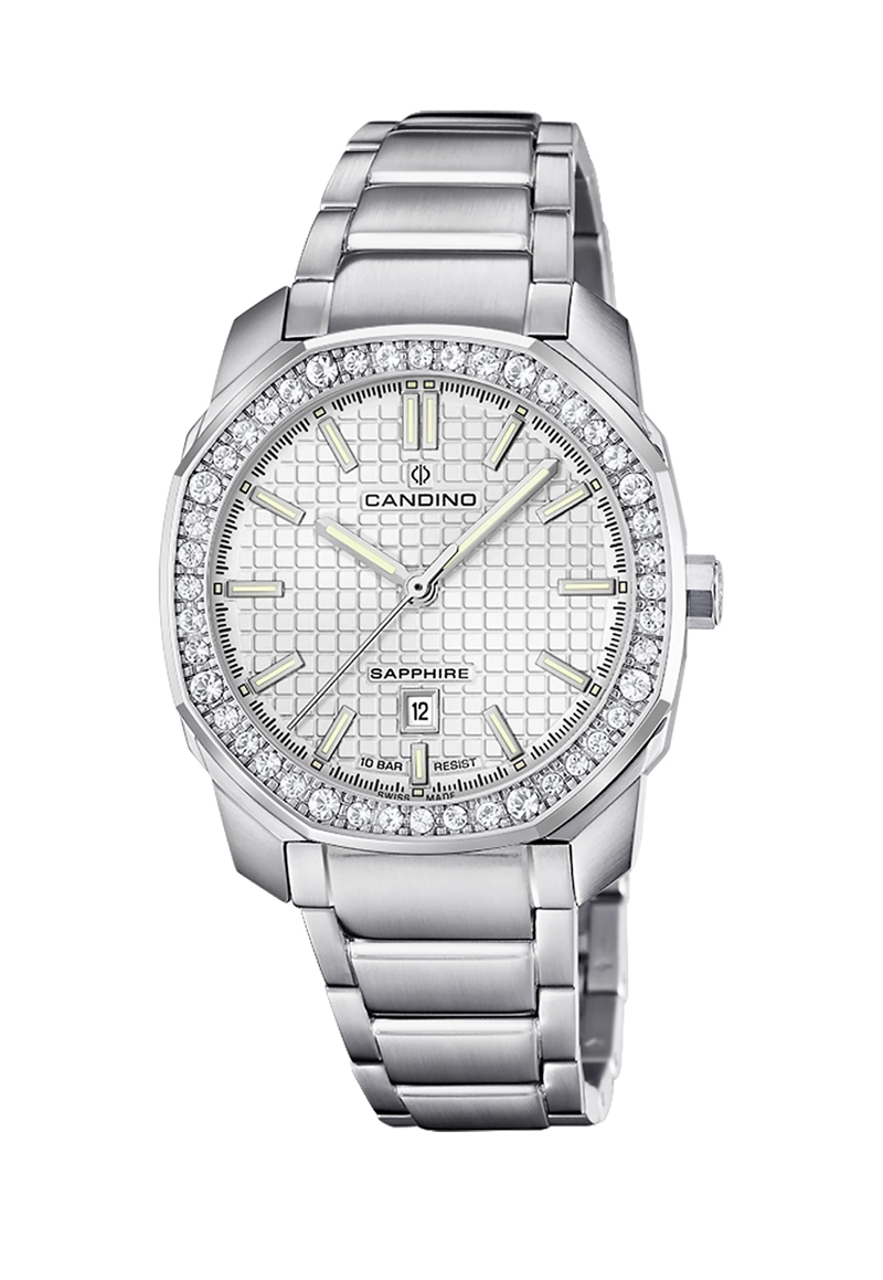 RELOJ DE PULSERA CANDINO C4756/6 SWISS BLANCO MUJER COUPLE SPORT - 1