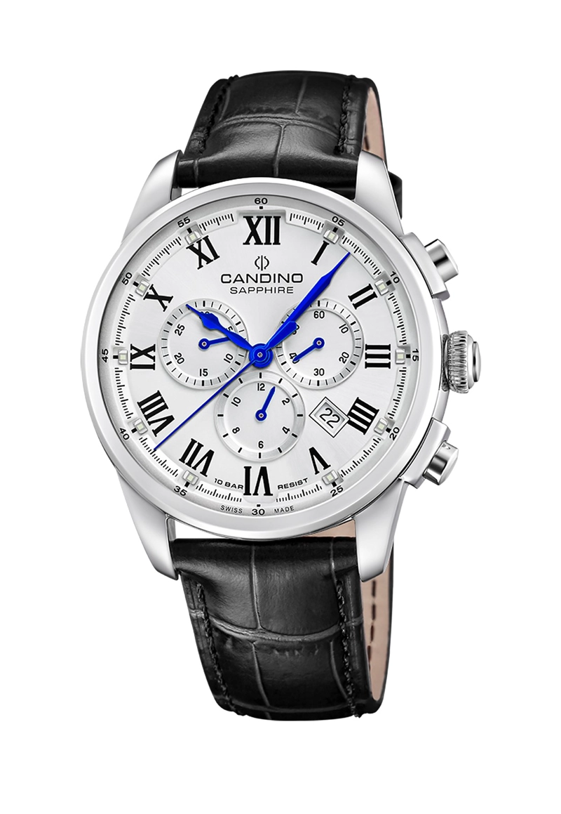 RELOJ DE PULSERA CANDINO C4745/4 SWISS PLATEADO HOMBRE COUPLE CLASSIC - 1