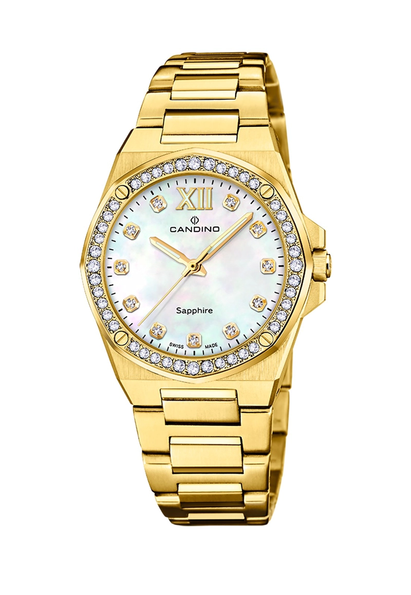 RELOJ DE PULSERA CANDINO C4755/1 SWISS BLANCO MUJER NEWNESS - 1