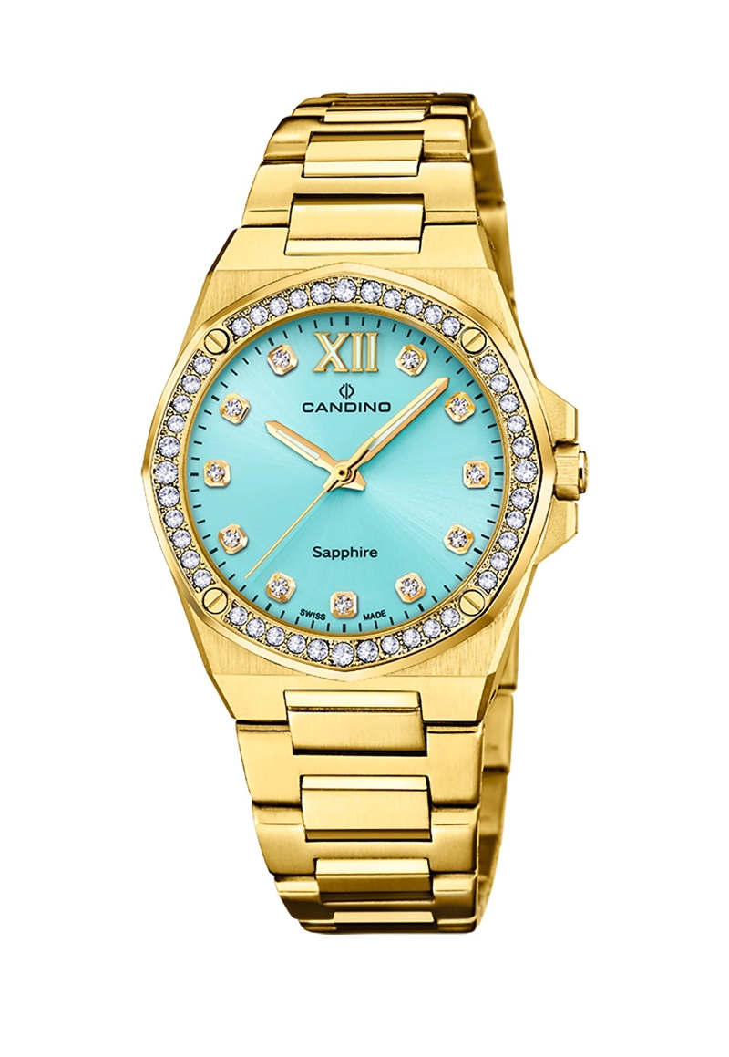 RELOJ DE PULSERA CANDINO C4755/2 SWISS AZUL MUJER NEWNESS - 1