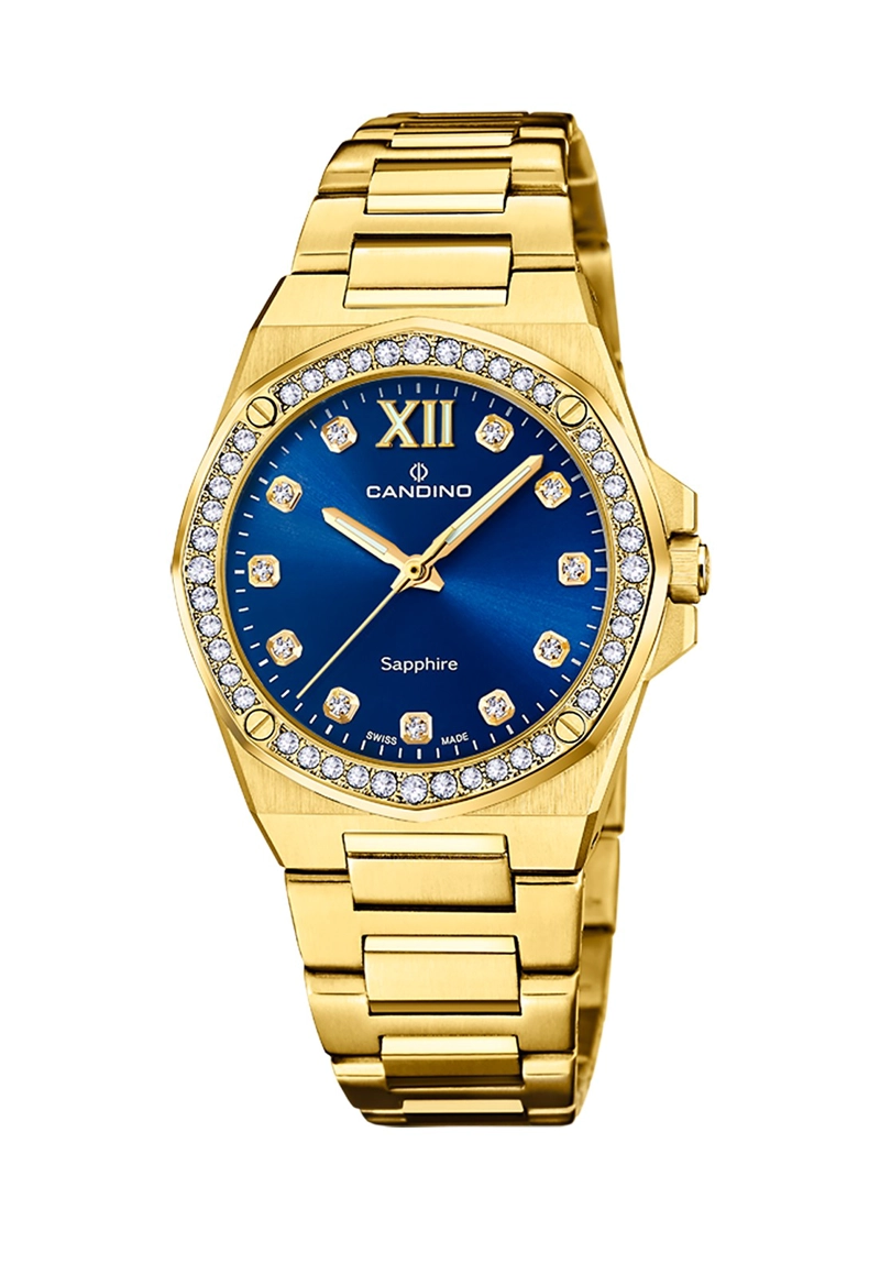 RELOJ DE PULSERA CANDINO C4755/3 SWISS AZUL MUJER NEWNESS - 1