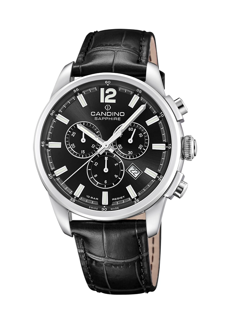 RELOJ DE PULSERA CANDINO C4745/6 SWISS NEGRO HOMBRE COUPLE CLASSIC - 1