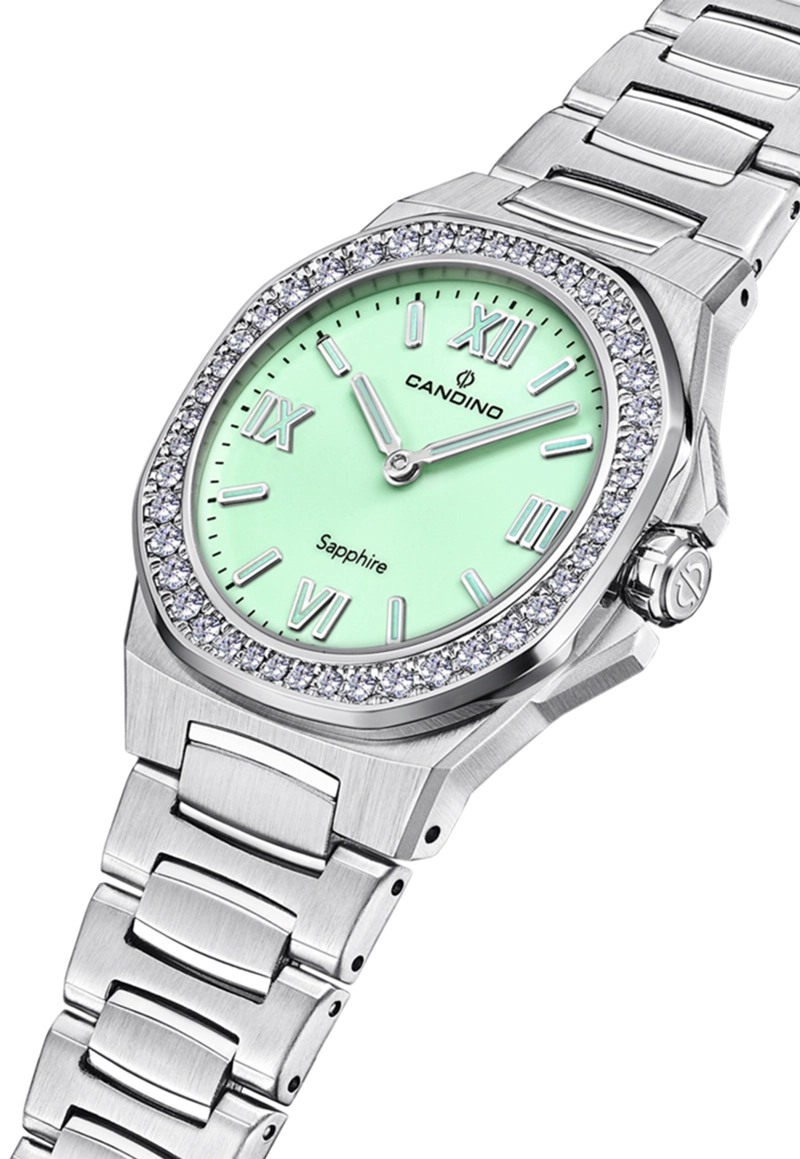 RELOJ DE PULSERA CANDINO C4753/2 SWISS VERDE MUJER NEWNESS - 3