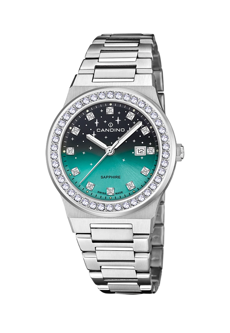 RELOJ DE PULSERA CANDINO C4749/2 SWISS VERDE MUJER GENTS SPORT - 1