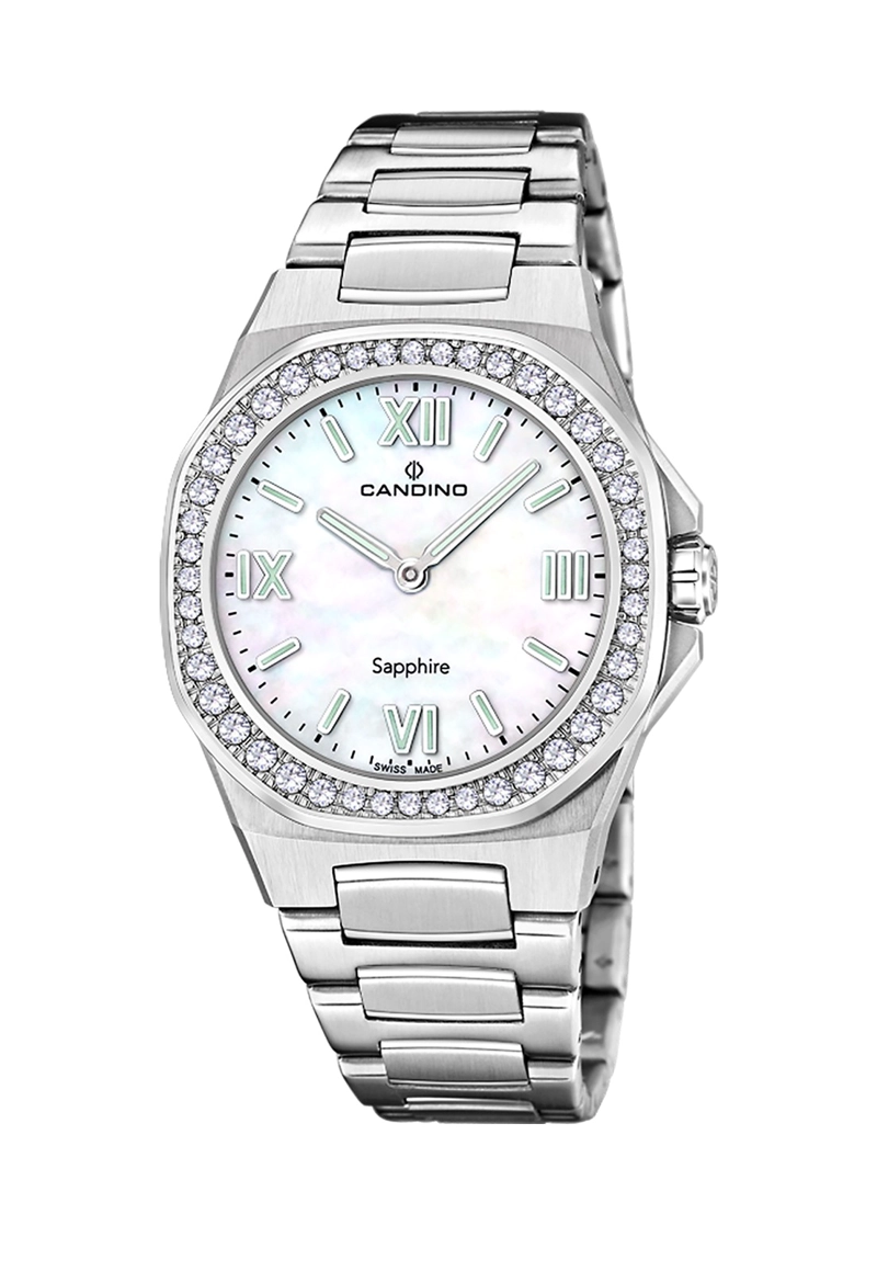 RELOJ DE PULSERA CANDINO C4753/1 SWISS BLANCO MUJER NEWNESS - 1
