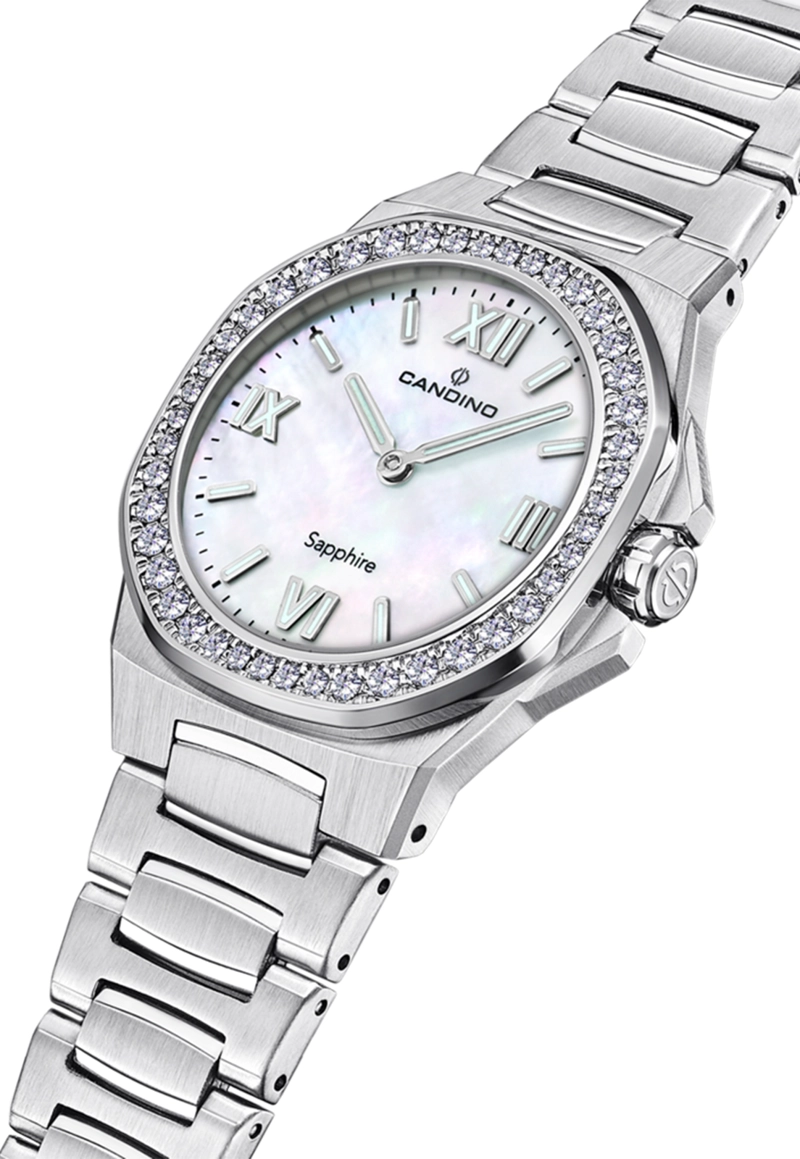RELOJ DE PULSERA CANDINO C4753/1 SWISS BLANCO MUJER NEWNESS - 3