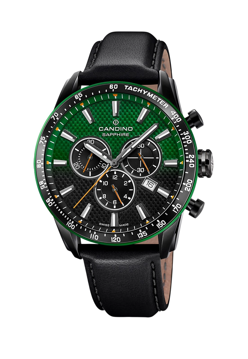 RELOJ DE PULSERA CANDINO C4759/3 SWISS VERDE HOMBRE COUPLE CLASSIC - 1