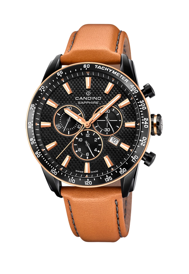 RELOJ DE PULSERA CANDINO C4759/1 SWISS NEGRO HOMBRE COUPLE CLASSIC - 1