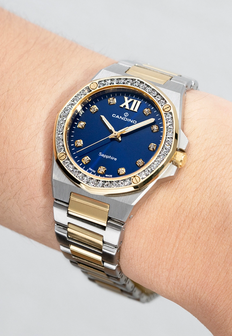 RELOJ DE PULSERA CANDINO C4752/2 SWISS AZUL MUJER NEWNESS - 3