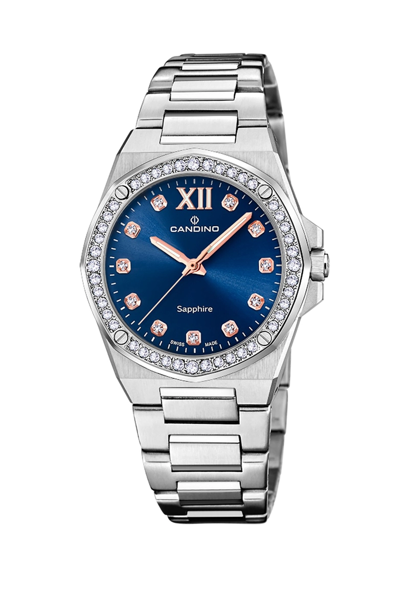 RELOJ DE PULSERA CANDINO C4751/3 SWISS AZUL MUJER NEWNESS - 1