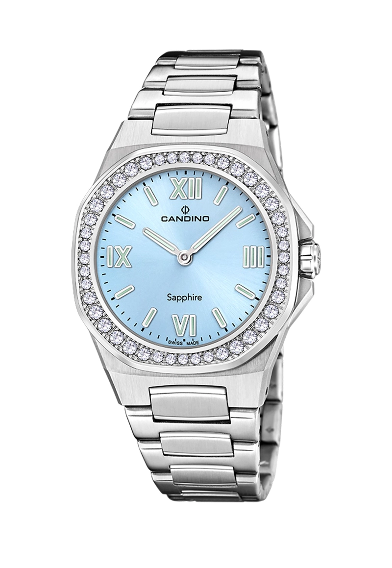 RELOJ DE PULSERA CANDINO C4753/4 SWISS AZUL MUJER NEWNESS - 1