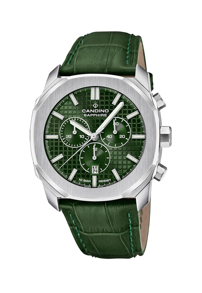 RELOJ DE PULSERA CANDINO C4747/3 SWISS VERDE HOMBRE COUPLE SPORT - 1