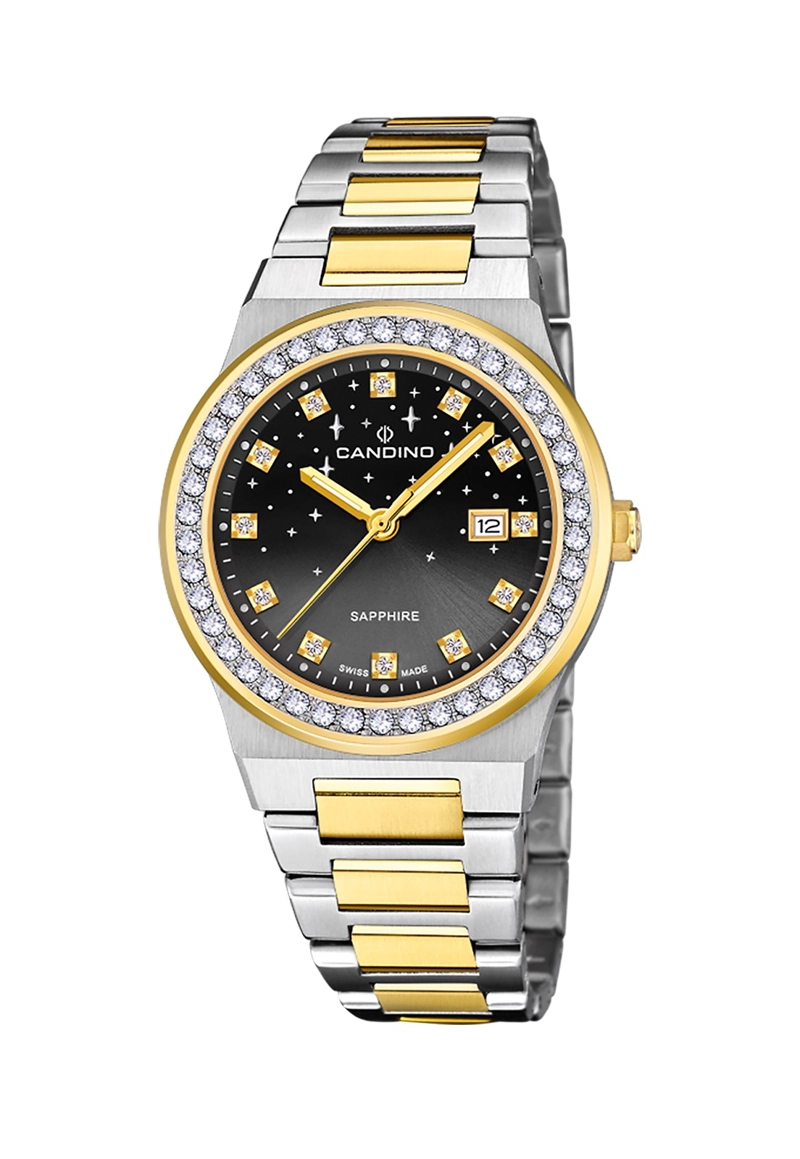 RELOJ DE PULSERA CANDINO C4750/4 SWISS NEGRO MUJER GENTS SPORT - 1