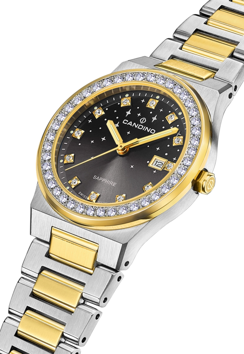 RELOJ DE PULSERA CANDINO C4750/4 SWISS NEGRO MUJER GENTS SPORT - 3