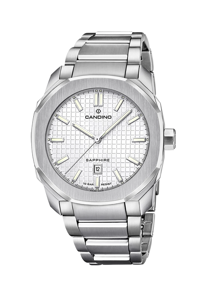 RELOJ DE PULSERA CANDINO C4754/1 SWISS BLANCO HOMBRE COUPLE SPORT - 1