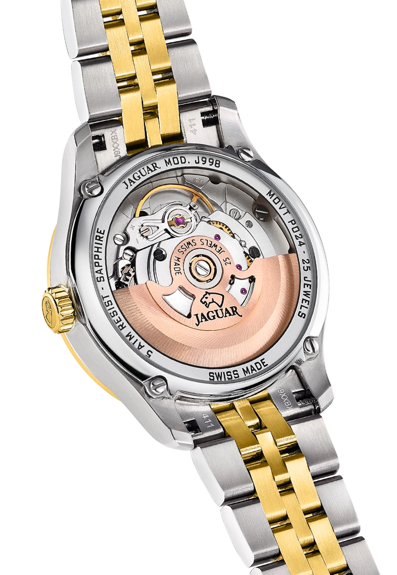 RELOJ DE PULSERA JAGUAR J995/2 SWISS NEGRO MUJER AUTOMÁTICO - 3