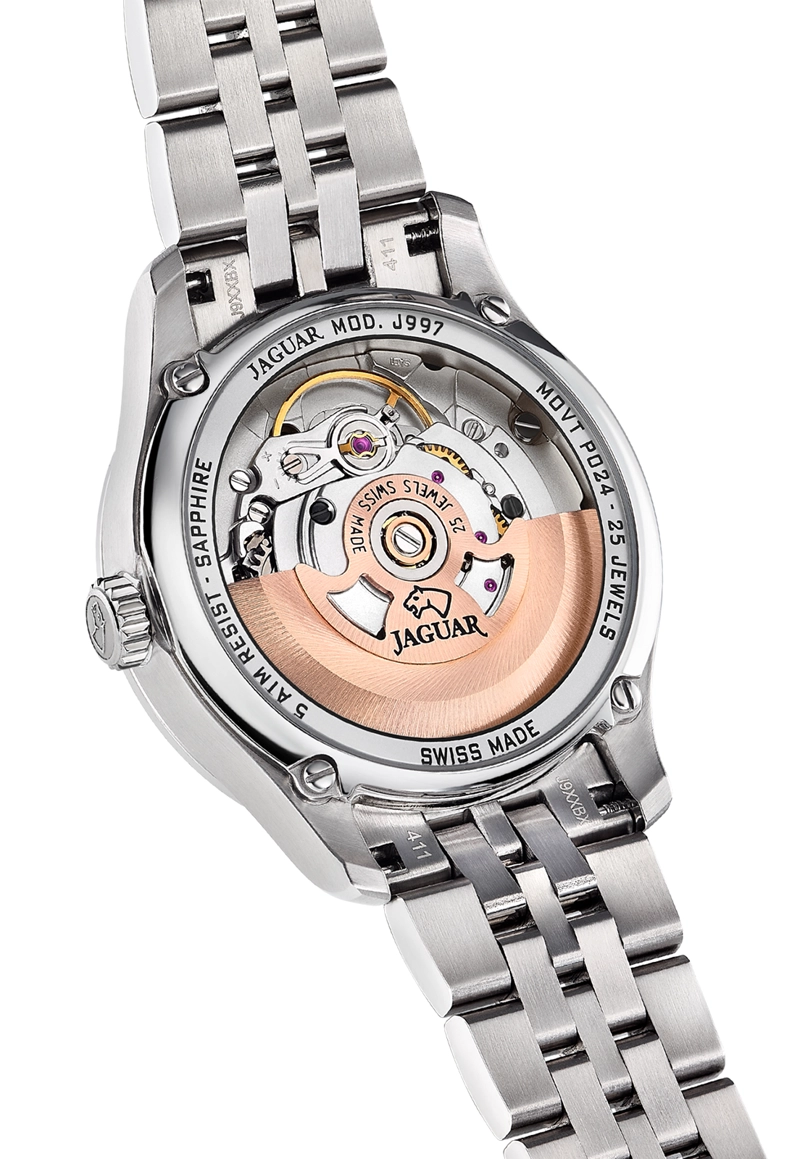 RELOJ DE PULSERA JAGUAR J997/2 SWISS NEGRO MUJER AUTOMÁTICO - 4