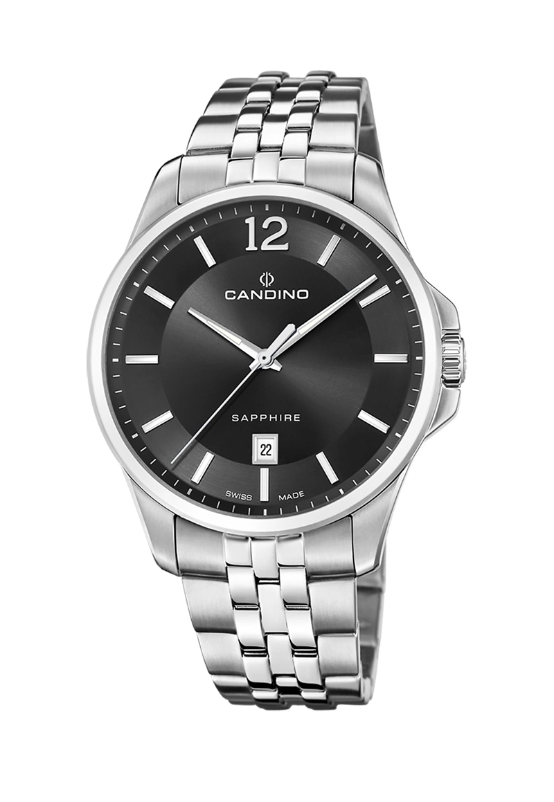 RELOJ C4762/4 CANDINO SWISS NEGRO HOMBRE COUPLES CLASSIC - 1