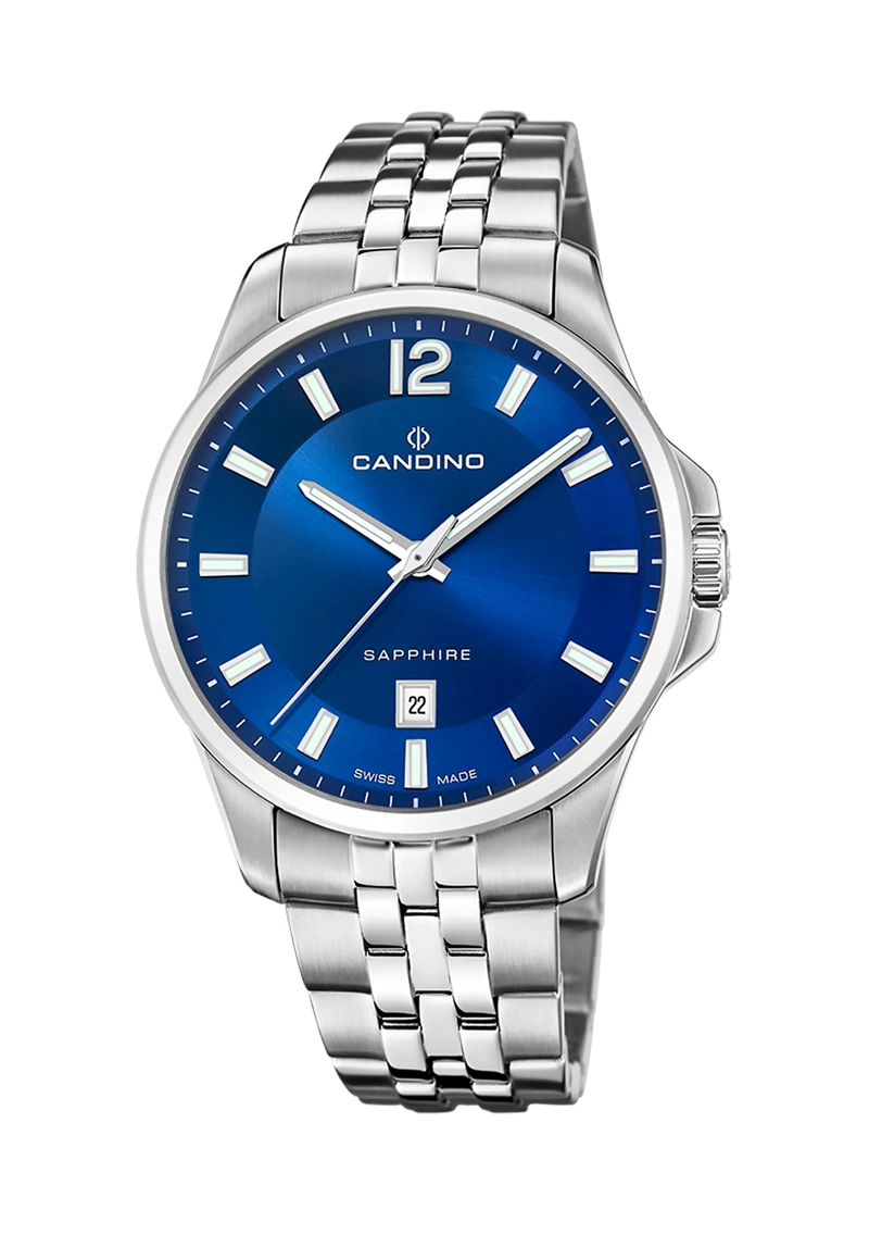 RELOJ DE PULSERA CANDINO C4764/2 SWISS AZUL HOMBRE COUPLES CLASSIC - 1