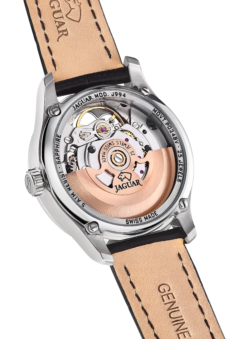 RELOJ DE PULSERA JAGUAR J994/C SWISS NEGRO MUJER AUTOMÁTICO - 3