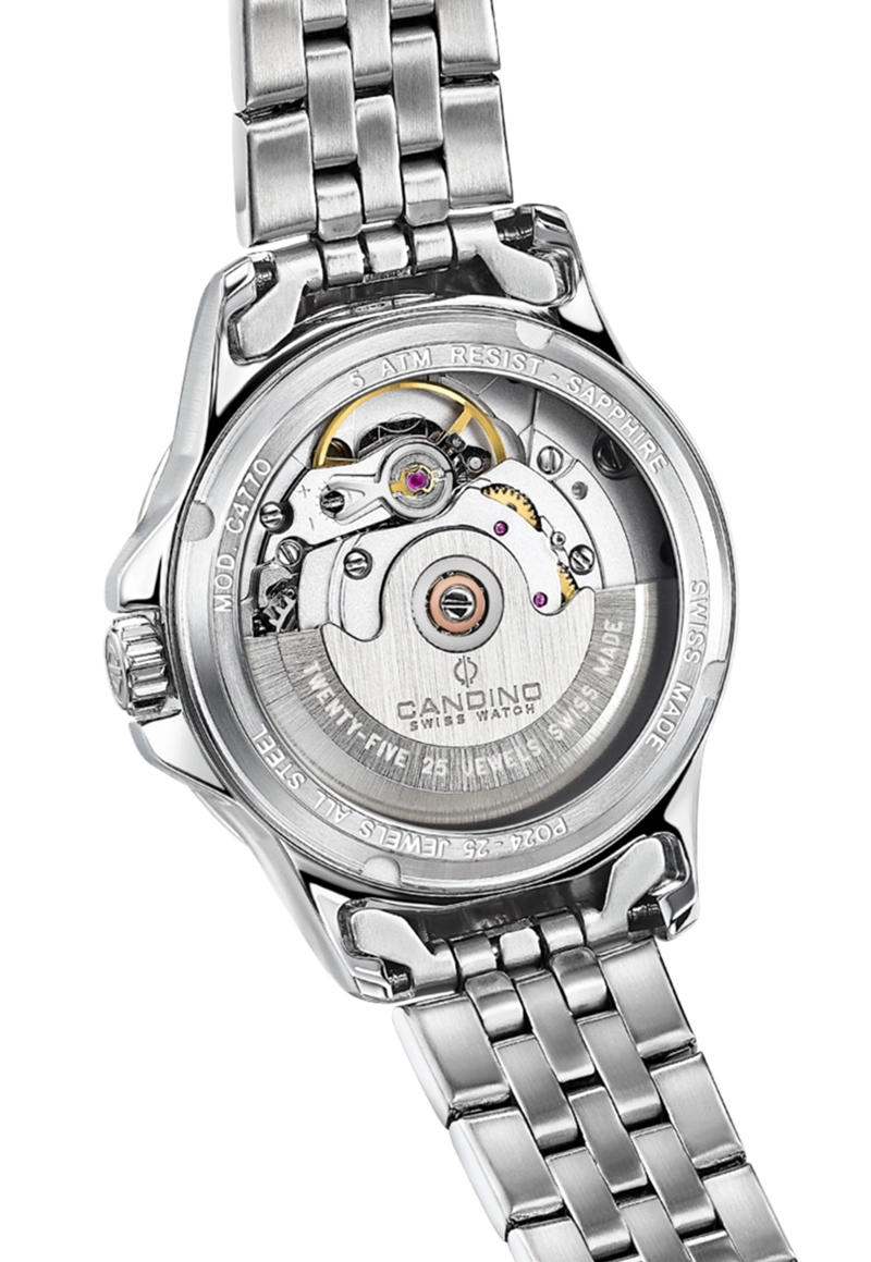 RELOJ DE PULSERA CANDINO C4770/5 SWISS NEGRO MUJER AUTOMÁTICO - 3
