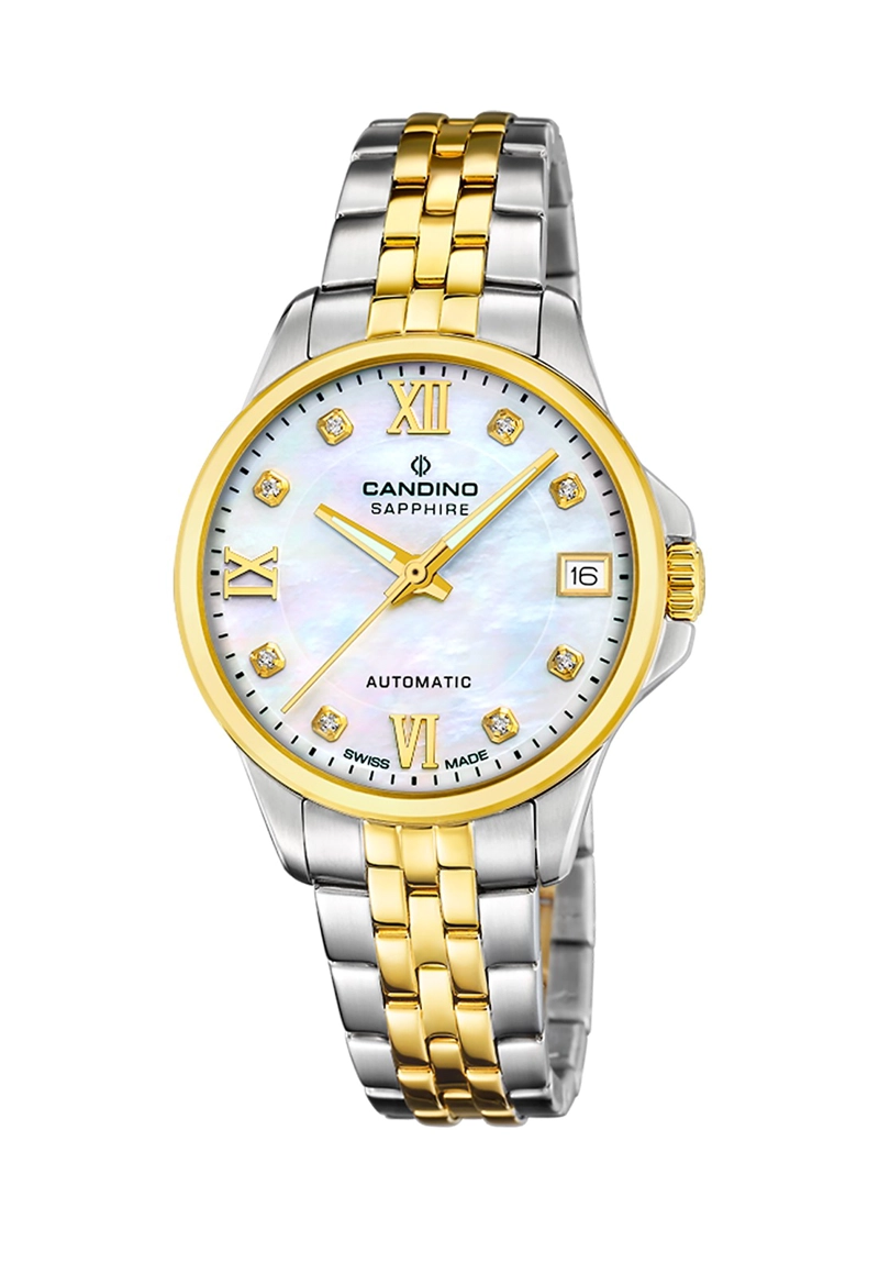RELOJ DE PULSERA CANDINO C4771/1 SWISS BLANCO MUJER AUTOMÁTICO - 1