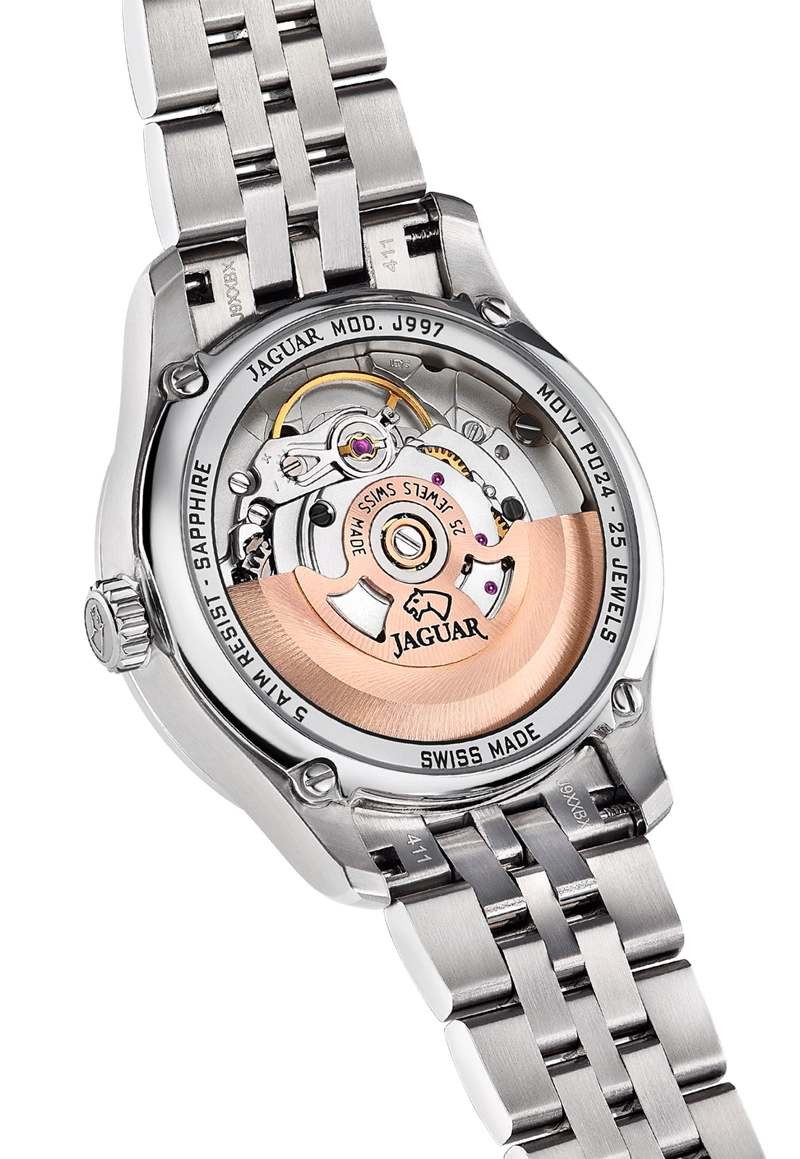 RELOJ DE PULSERA JAGUAR J997/1 SWISS BLANCO MUJER AUTOMÁTICO - 4