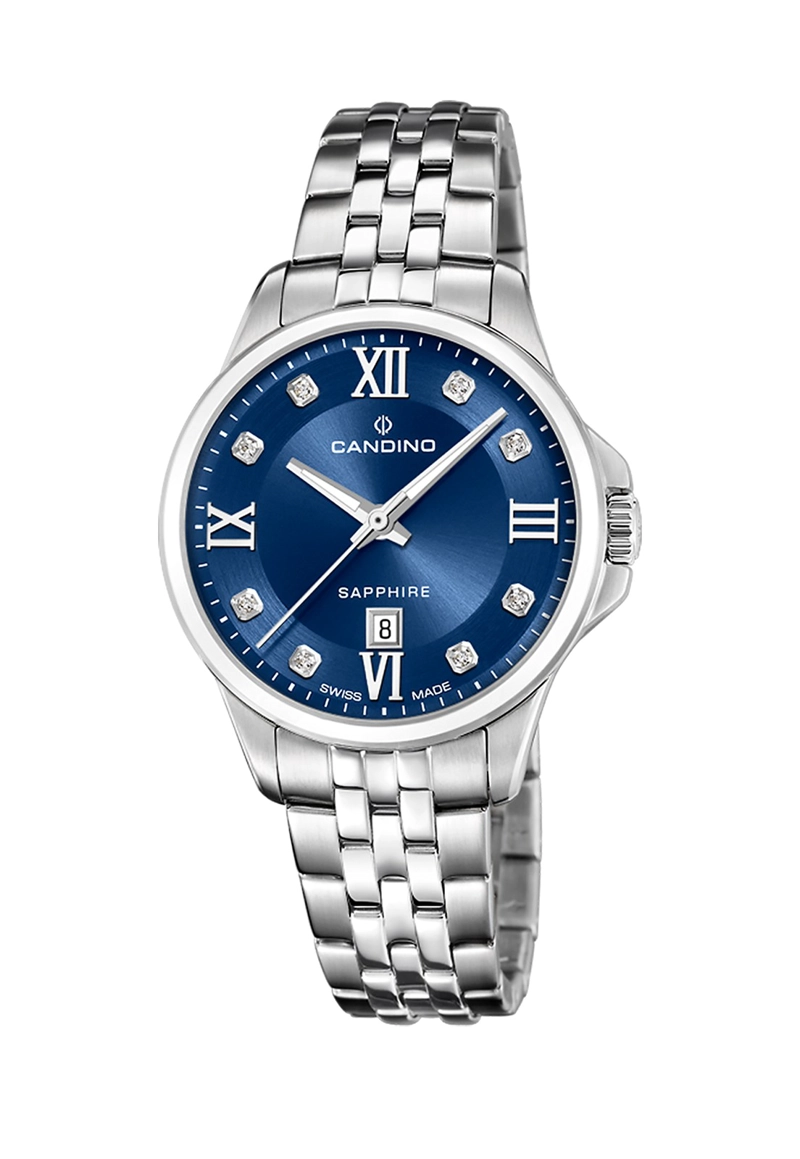 RELOJ DE PULSERA CANDINO C4766/4 SWISS AZUL MUJER COUPLES CLASSIC - 1