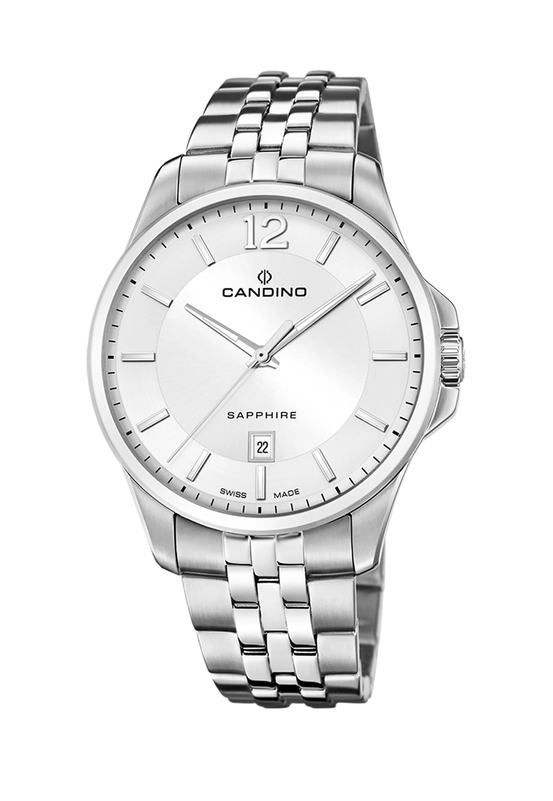 RELOJ DE PULSERA CANDINO C4762/1 SWISS PLATEADO HOMBRE COUPLES CLASSIC - 1
