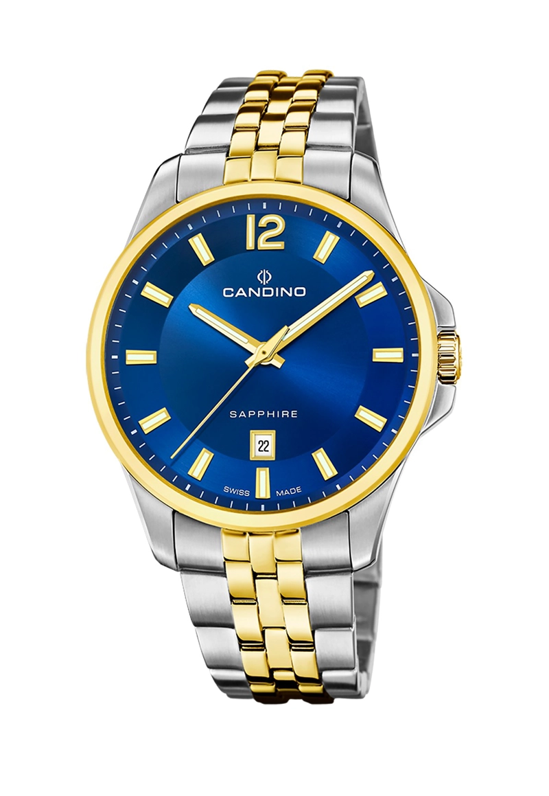RELOJ DE PULSERA CANDINO C4765/2 SWISS AZUL HOMBRE COUPLES CLASSIC - 1