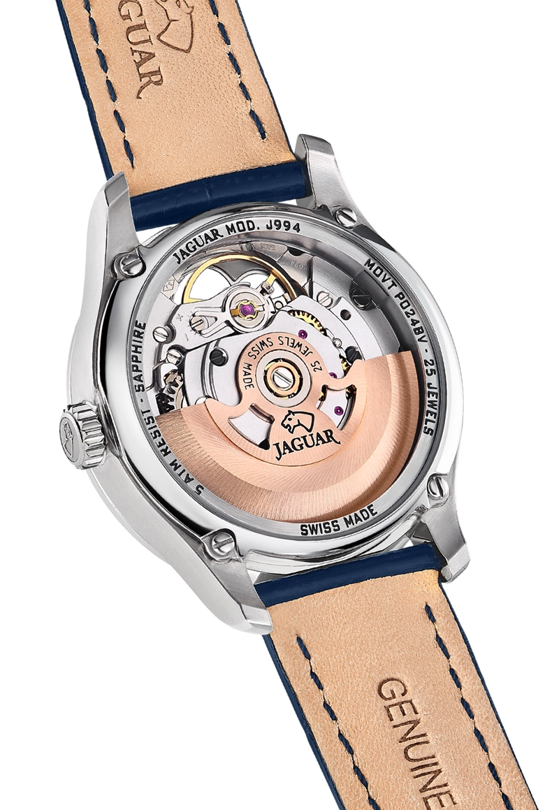 RELOJ DE PULSERA JAGUAR J994/B SWISS AZUL MUJER AUTOMÁTICO - 3