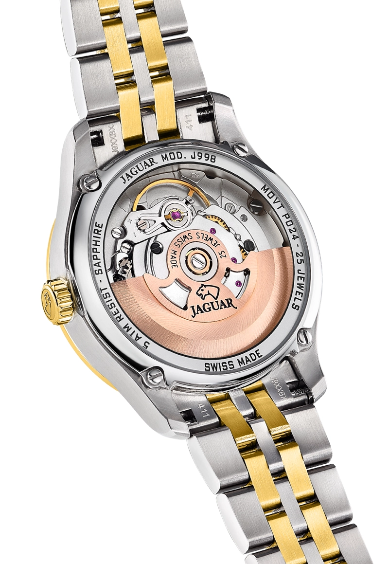 RELOJ DE PULSERA JAGUAR J998/2 SWISS NEGRO MUJER AUTOMÁTICO - 4