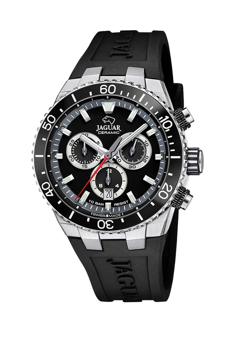 RELOJ DE PULSERA JAGUAR J1021/3 SWISS NEGRO HOMBRE CERAMIC - 1