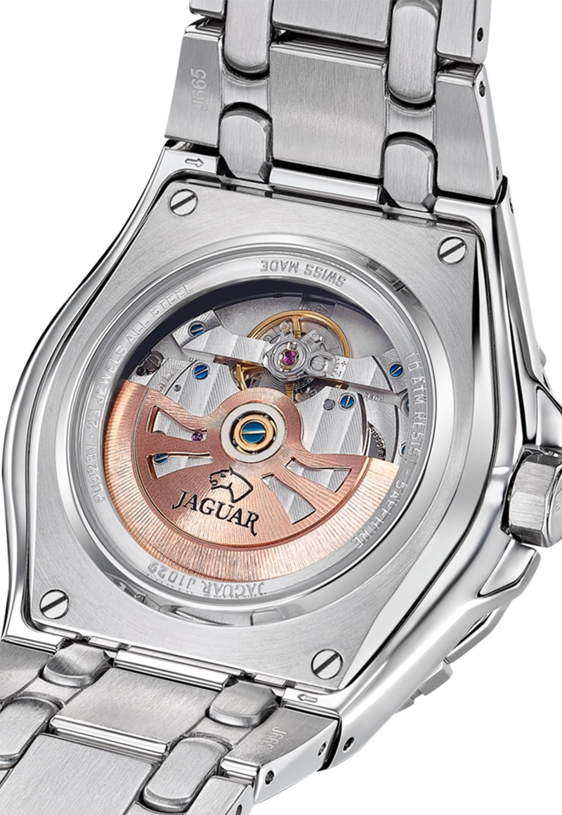RELOJ DE PULSERA JAGUAR J1029/2 SWISS AZUL HOMBRE AUTOMÁTICO - 3