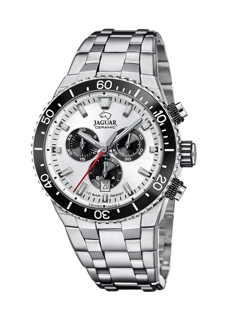 RELOJ DE PULSERA JAGUAR J1022/1 SWISS PLATEADO HOMBRE CERAMIC - 1