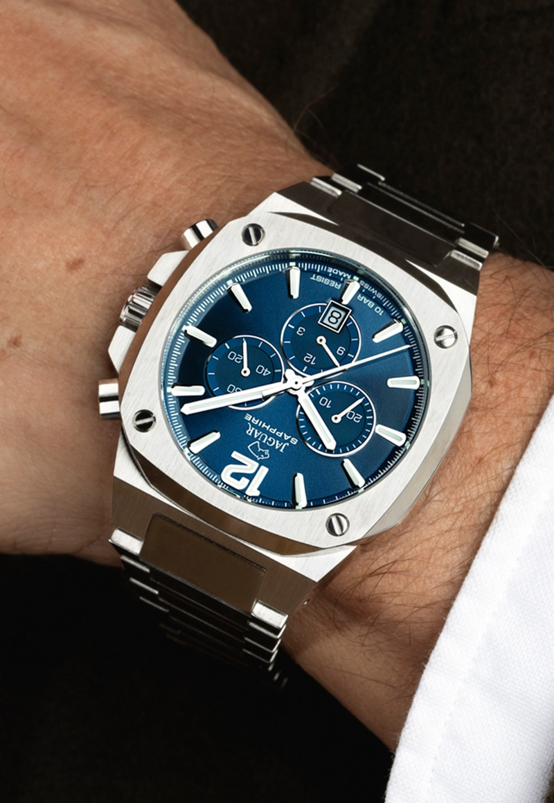 RELOJ J1025/1 JAGUAR SWISS AZUL HOMBRE RONDCARRE - 3