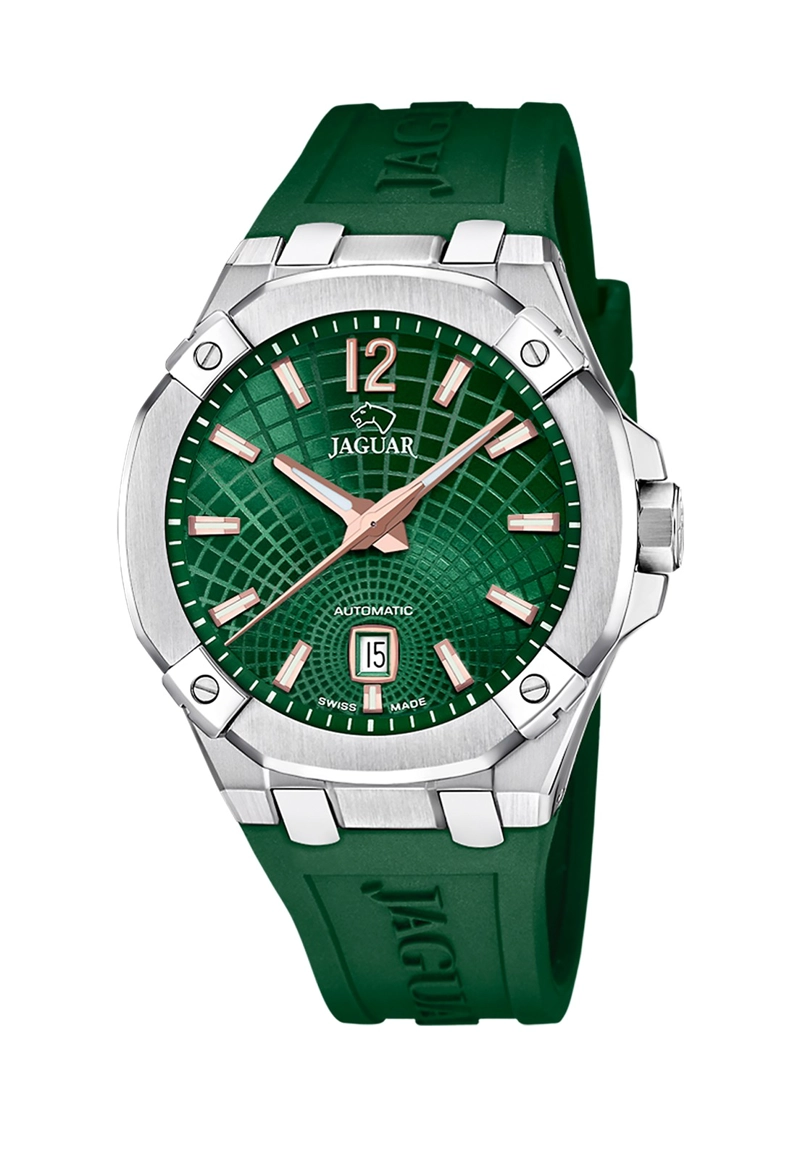 RELOJ J1030/3 JAGUAR SWISS VERDE HOMBRE AUTOMATICO - 1