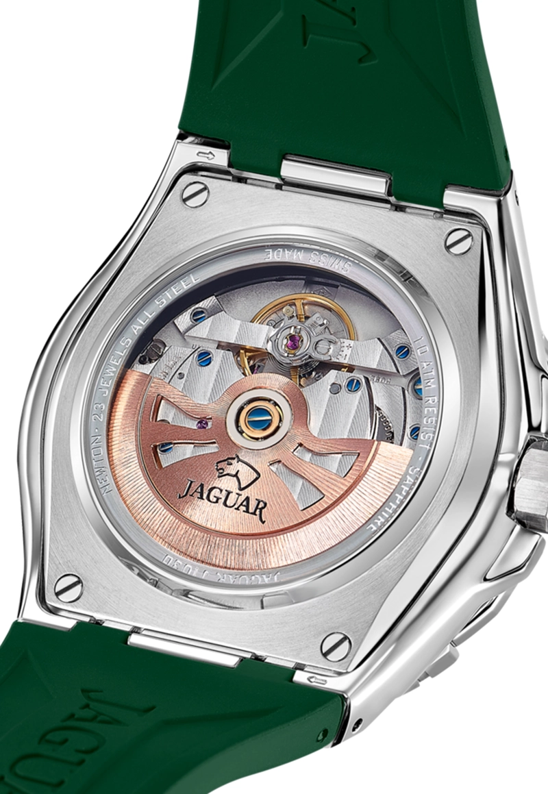RELOJ J1030/3 JAGUAR SWISS VERDE HOMBRE AUTOMATICO - 3