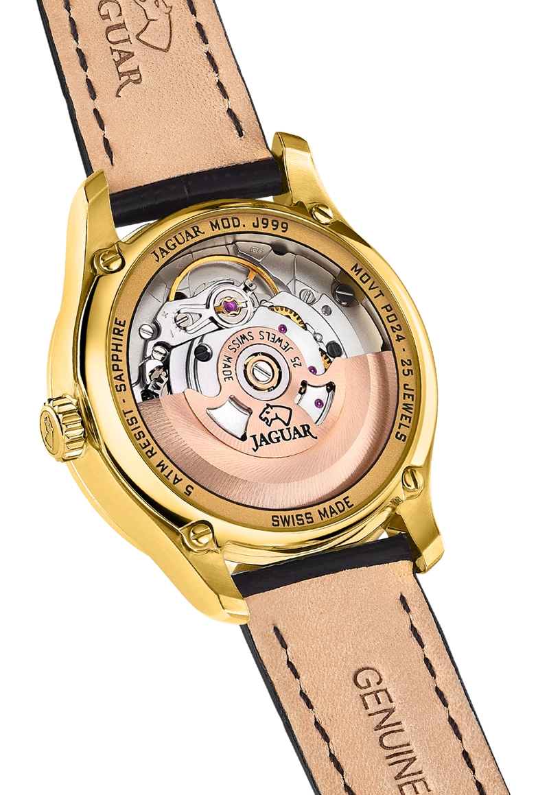 RELOJ DE PULSERA JAGUAR J999/B SWISS NEGRO MUJER AUTOMÁTICO - 3